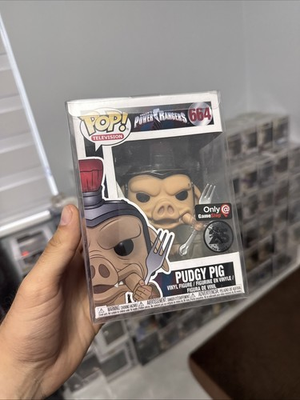 #ad Funko Pop Television Mighty Morphin Power Rangers Pudgy Pig #664 Vinyl $12.75
