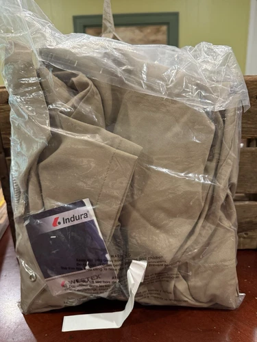 NWT Neesewear Flame Resistant Coveralls Westex Indura Khaki XL image 7