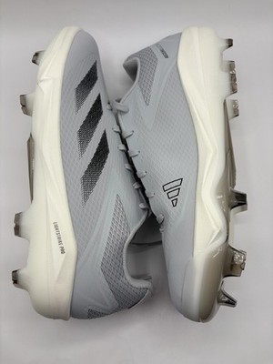 Size 12 - Mens Adidas Adizero Electric TPU Baseball Cleats Shoes Gray - IF3267 Adidas Adizero Electric TPU Baseball Cleats Light Gray  main image 4
