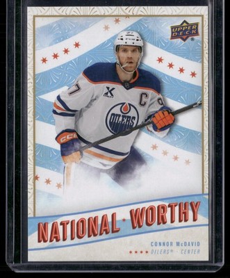 Connor McDavid 2025 UD NSCC National Worthy #NW-1 Edmonton Oilers