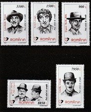 postfrischer kompletter Satz Komiker mit Chaplin Laurel & Hardy und anderen 35