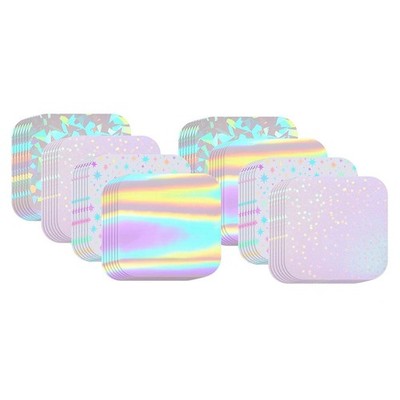 2X(Pin Maker Maschine Set Glitzerfolie Knopf Glitzerfolie Quadratisch C7N6)