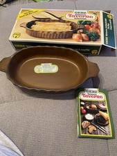 Gerz Gerzit vintage unbenutzte alte Auflaufform Serie Taverne