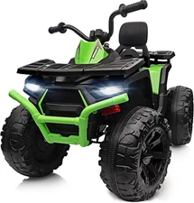 Kids ATV 4 Wheeler, 24V Ride on Toys Car for Big Kids with 400W Motor, 2 Seater 