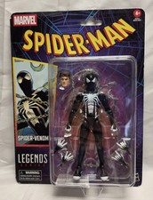 Spider-Man Marvel Legends Retro Cardback Spider-Venom 6  Action Figure IN HANDS