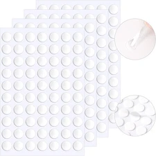JANYUN 1000 Pcs Double Sided Sticky Dots Removable Round Putty 15mm, White 