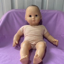 Baby Doll, Light Complexion, Brown Straight Hair, Plastic Body