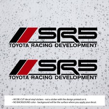 2x Sr5 Racing Development With Stripe For Toyota Cars Truck 10 X 2.2 2x Sr5 Racing Development With Stripe For Toyota Cars Truck 10 X 2.2
