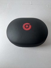 BEATS Hard Clam Shell Case for Studio 2 or 3 Headphones, Black, Zipper, Red Logo