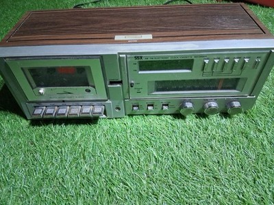 VINTAGE SSX AM-FM/ELECTRONIC CLOCK/CASSETTE RECORDER MODEL TCR-2952