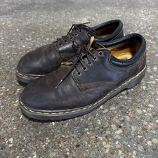 Vintage Dr Martens Shoes 8053 Oxford Loafers Brown Leather Mens UK 12 England