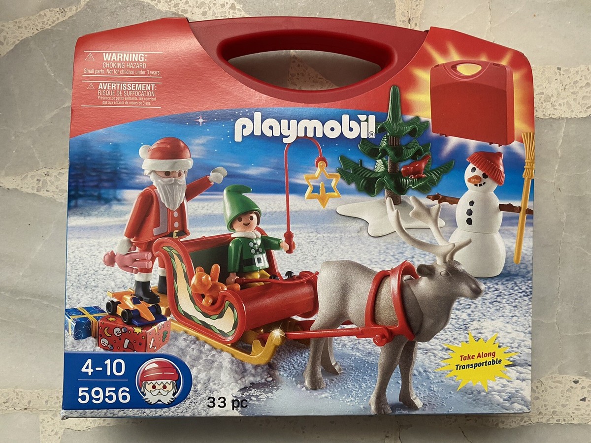 Santa Claus Taller Navidad Playmobil Trineo Papa Noel Playmobil