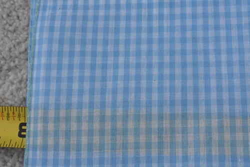 By 1/2 Yd, Vintage, Blue & White 1/8" Gingham Lighter-Weight Cotton, P8651 - Picture 5 of 5