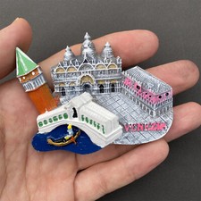 Italy Venice Venezia Tourist Souvenir Gift 3D Resin Refrigerator Fridge Magnet