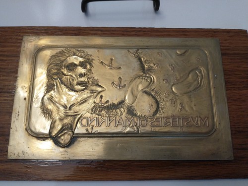 Nat Geo Mysteries of Mankind Print Plate & Paper Invitation 1988