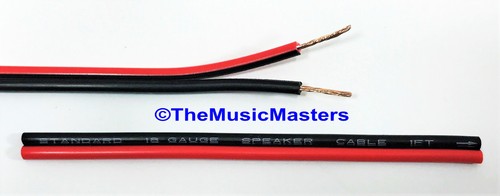 18 Gauge 1000ft Roll SPEAKER WIRE Red Black Cable Car Audio Home Stereo 12V DC - Picture 3 of 5