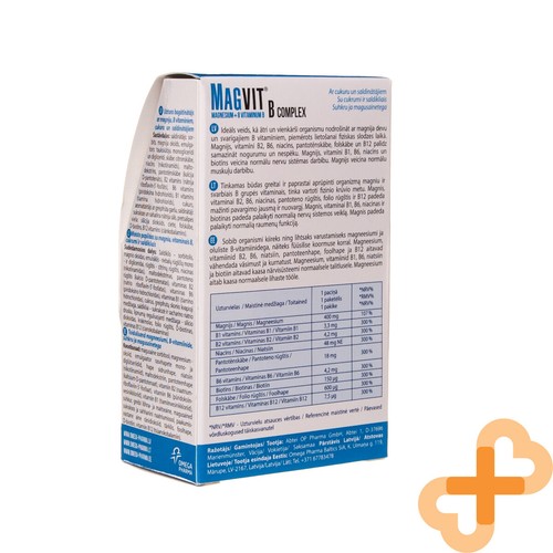 MAGVIT B Complex Soluble Granules In The Mouth 20 pcs No Water Needed Supplement - Picture 2 of 12