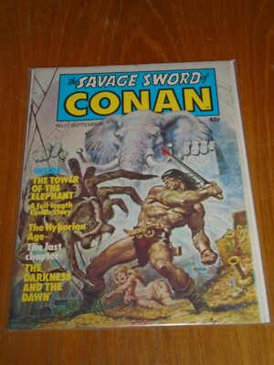 SAVAGE SWORD OF CONAN #11 MARVEL US MAGAZINE SEPTEMBER 1978 --