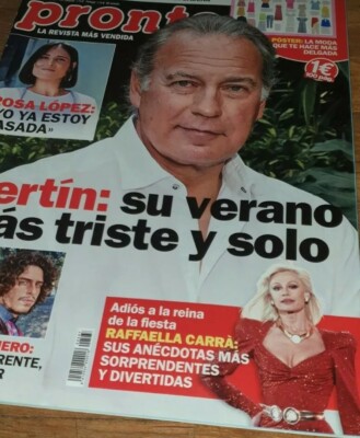 ADIOS RAFFAELLA CARRA 2021 MAGAZINE PRONTO RAFAELLA CARRÀ SYLVESTER STALLONE 