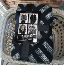 Ike Behar Multicolored Reversible Wrap NWT