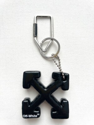 Off-White x Virgil Abloh Arrow Key Ring Keychain in Black | eBay