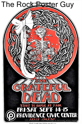 Grateful Dead コンサートポスター Grateful Dead Concert Poster - 12