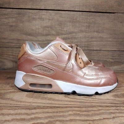 Nike Air Max 90 SE Metallic Bronze/Rose Gold 1Y | eBay