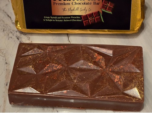 Viral Dubai XL 350g TIK TOK ORIGINAL PREMIUM Chocolate Bar Pistachio & Kunafah - Picture 6 of 8