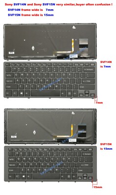 Replacement Keyboard For SONY SVF15N15CDB SVF15N17CDB SVF15N25CDB – 149265541CA, NEW-1274830