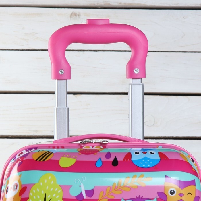 Owls pattern for Children Hardshell Travel Suitcase Luggage Dual-wheel spinners