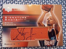 2003 SWEET SHOT STEVE FRANCIS SIGNATURE SHOTS AUTOGRAPH