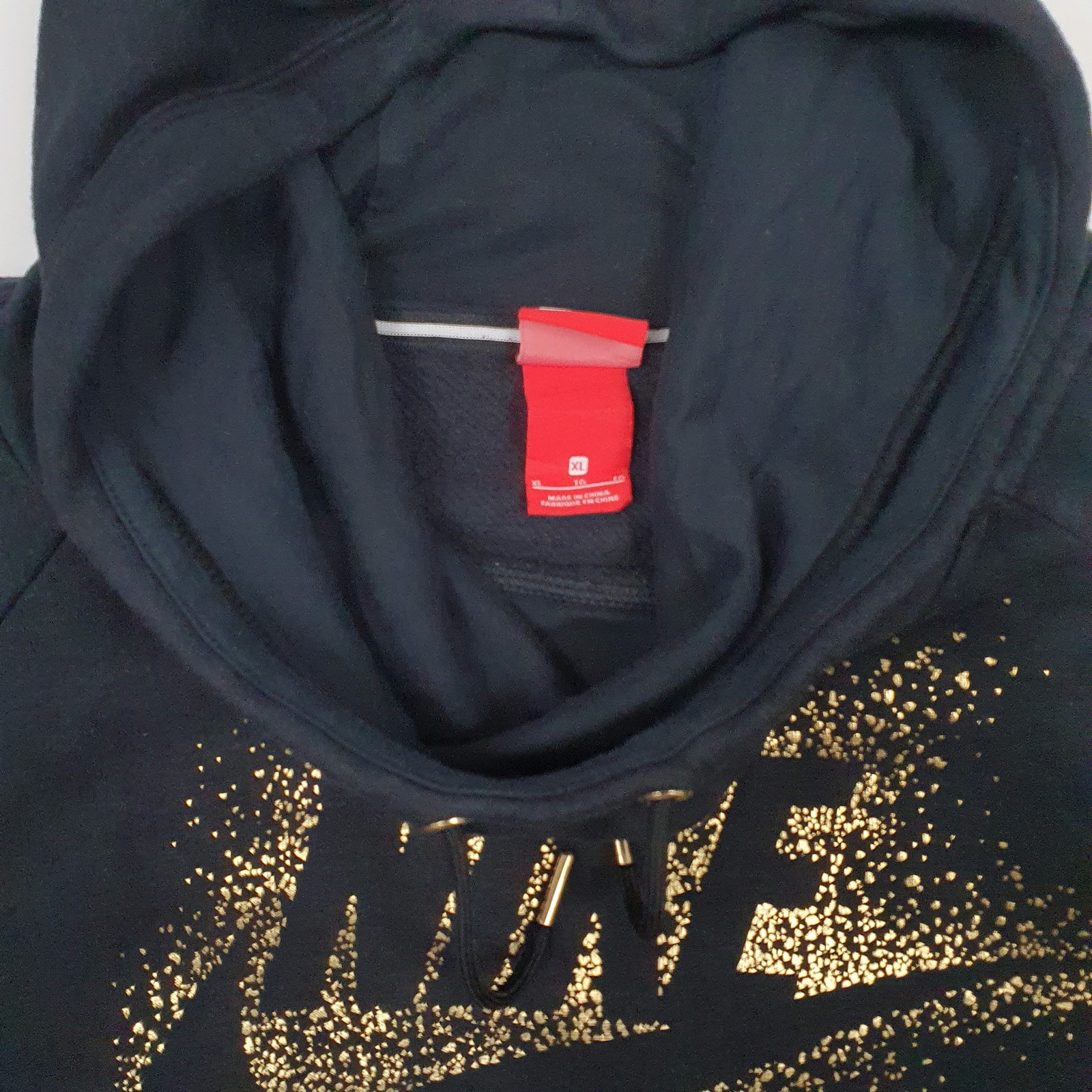 NIKE Hoodie Spellout Jumper Sweatshirt Womens XL image 2