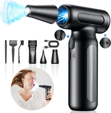 Electric Compressed Air Duster - 33,0000 RPM High-Speed Air Blower Fan, Mini Rec