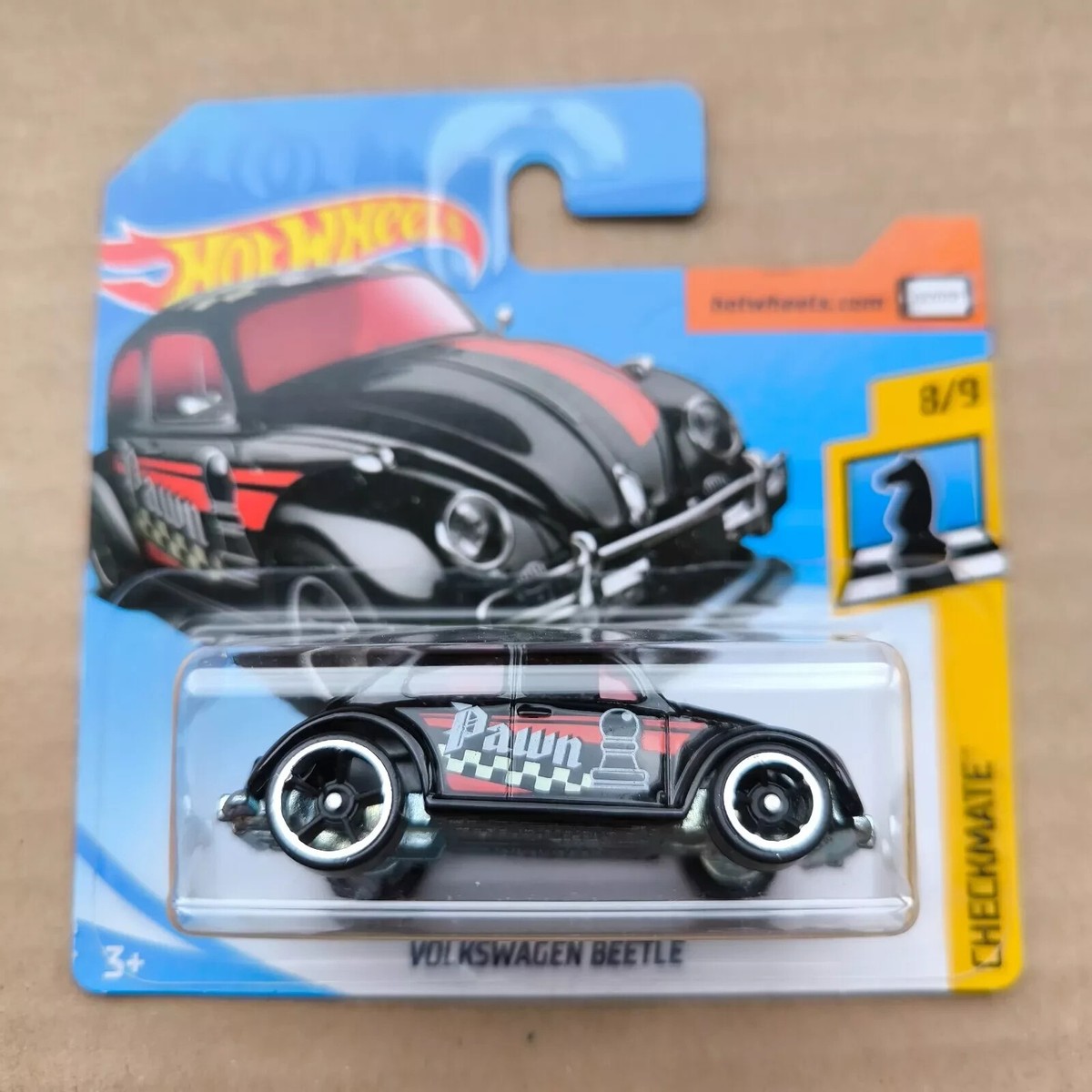 Hot Wheels SHORT CARD 2018 HW CHECKMATE VOLKSWAGEN BEETLE