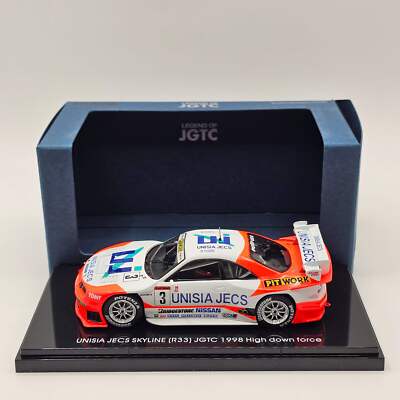 EBBRO Nissan Skyline GT-R R33 #3 Hasemi Motorsport H. Downforce JGTC GT500 1/43