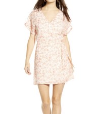 Women’s New🌿Simon Floral Wrap Front Dress Size XS 