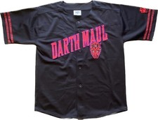 Vintage Star Wars Darth Maul Baseball Jersey Lee Sport Episode I The Phantom