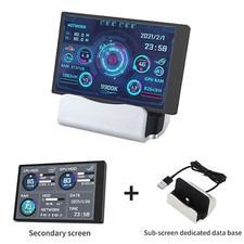 AIDA64 3.5 Inch IPS Small Secondary USB-C Screen Computer Status Monitoring Part