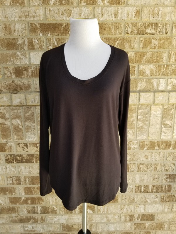 ATHLETA V-neck Black Top Size XS
