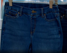 Denim Co. - Easy Stretch Petite Denim Girlfriend Jeans - Medium Wash