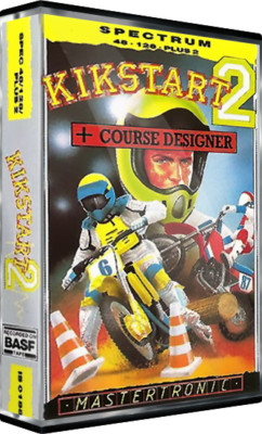 Sinclair Zx Spectrum 48K Spiel - Kikstart 2 - Mastertronic - Getestet & Aktiv