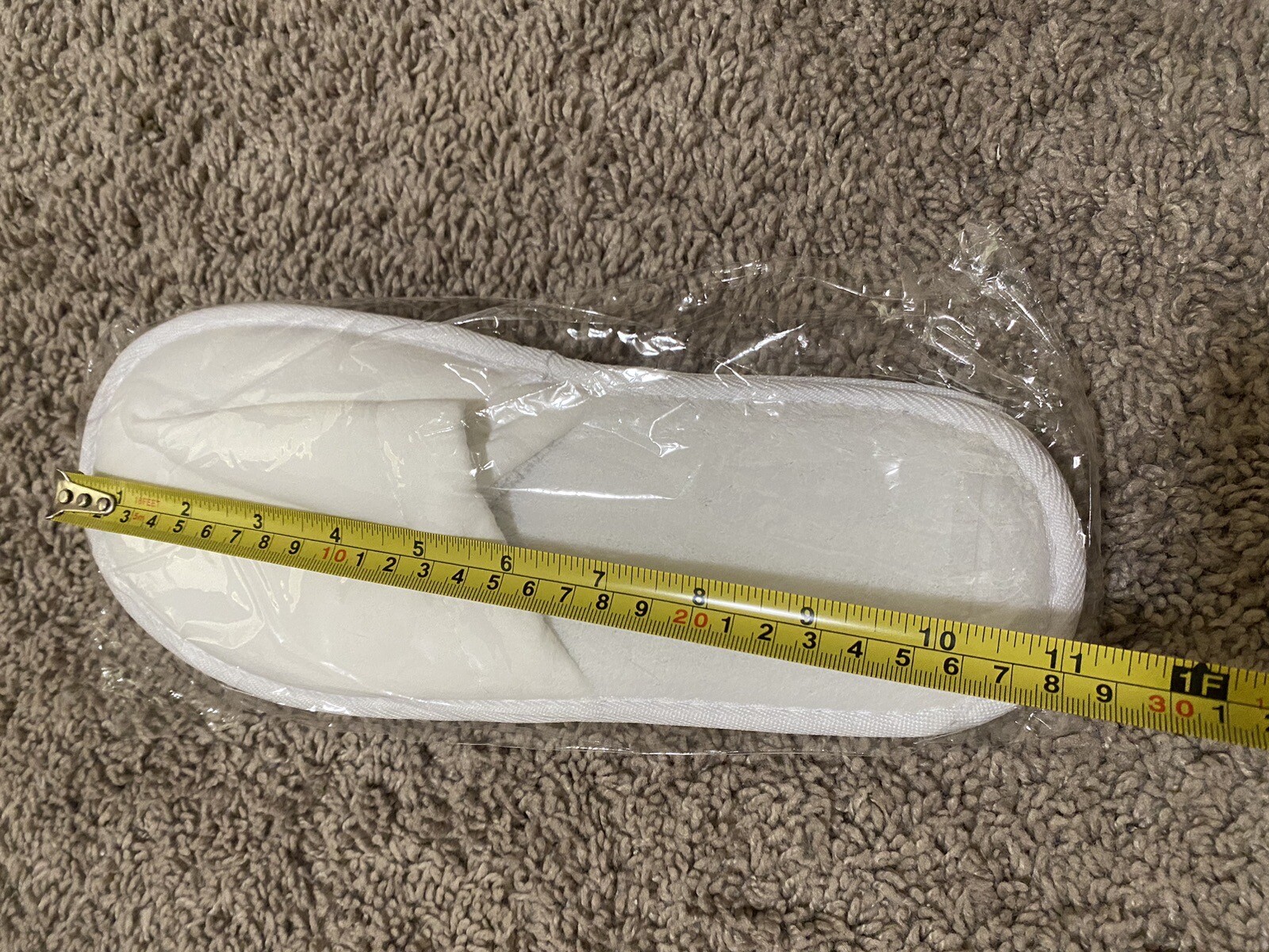 Plush White Slippers Soft Cozy Indoor Comfort-image