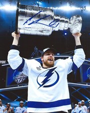 Erik Cernak Signed 8x10 Photo Stanley Cup Tampa Bay Lightning Autographed COA
