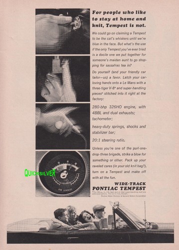 1963 Pontiac Print AD VINTAGE - You Choose - Picture 2 of 2