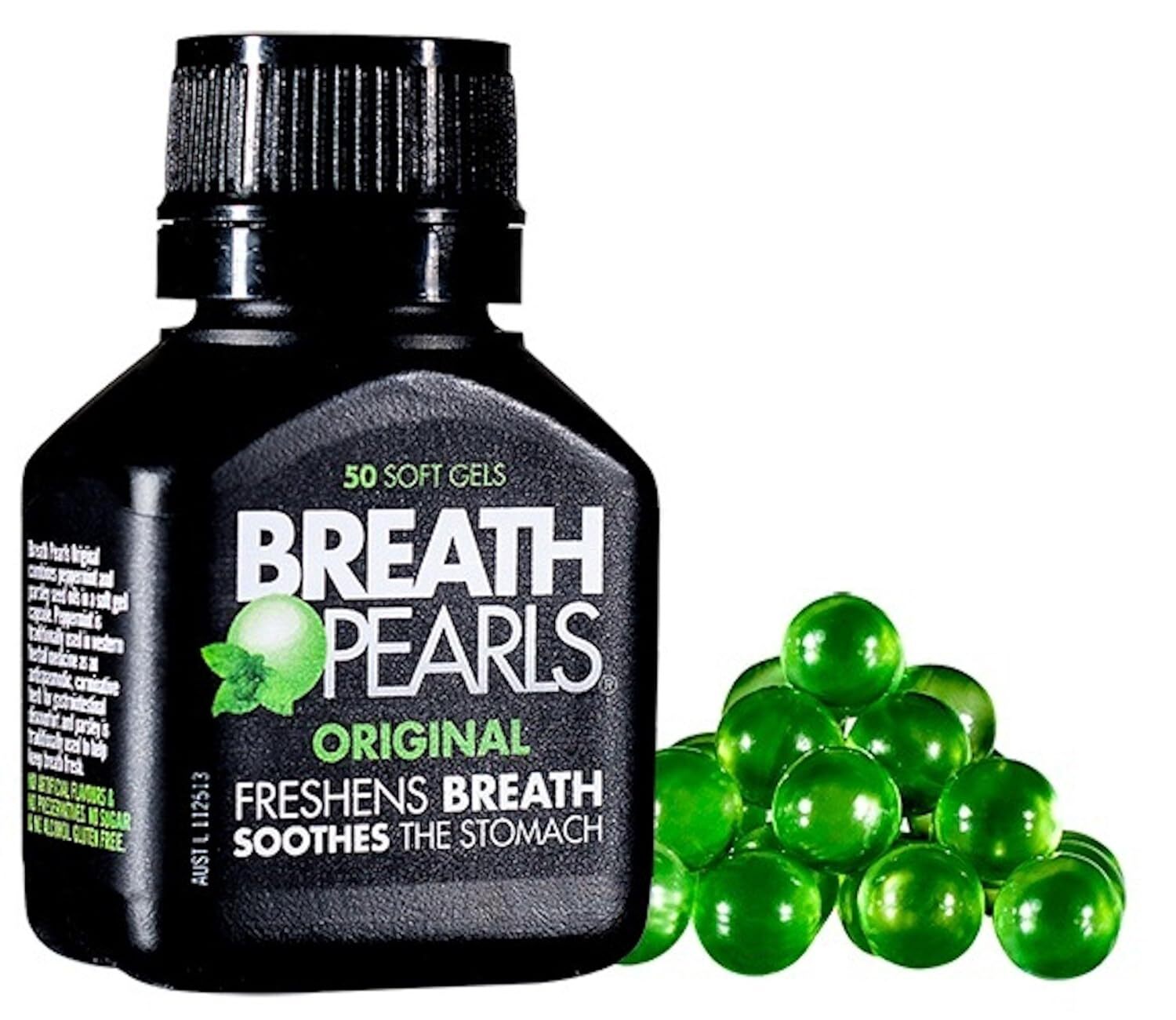 Original Freshens Breath , soothes the stomach (50 softgels)