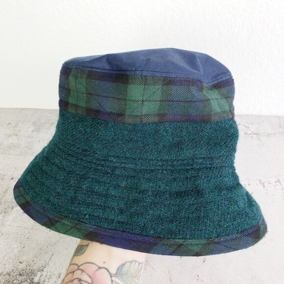 Vintage Heaser Lumsden Scotland Black Watch Tartan Plaid 
