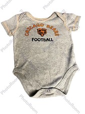 NWOT Chicago Bears NFL , unisex baby one piece outfit Size 12M, Gray Color
