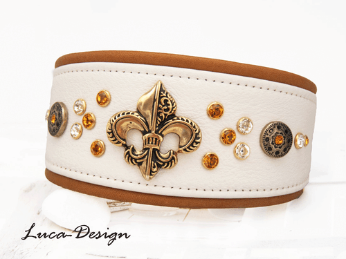 Windhundhalsband Hundehalsband Greyhound collar Podenco Galgo Saluki Whippet lyc - Bild 1 von 9