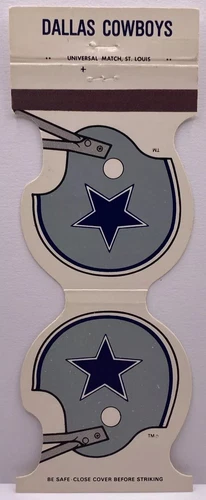 Dallas Cowboys Football Team, Matchbook Cover