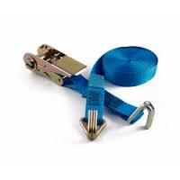 25mm x 4mtr ratchet strap c/w claw hooks 